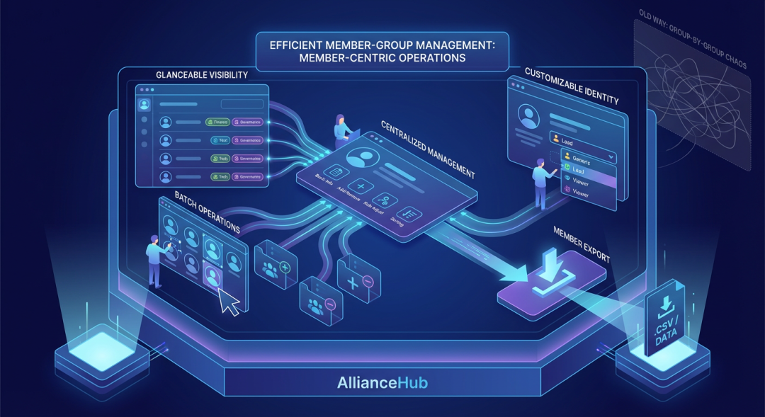 Efficient Member-Group Management